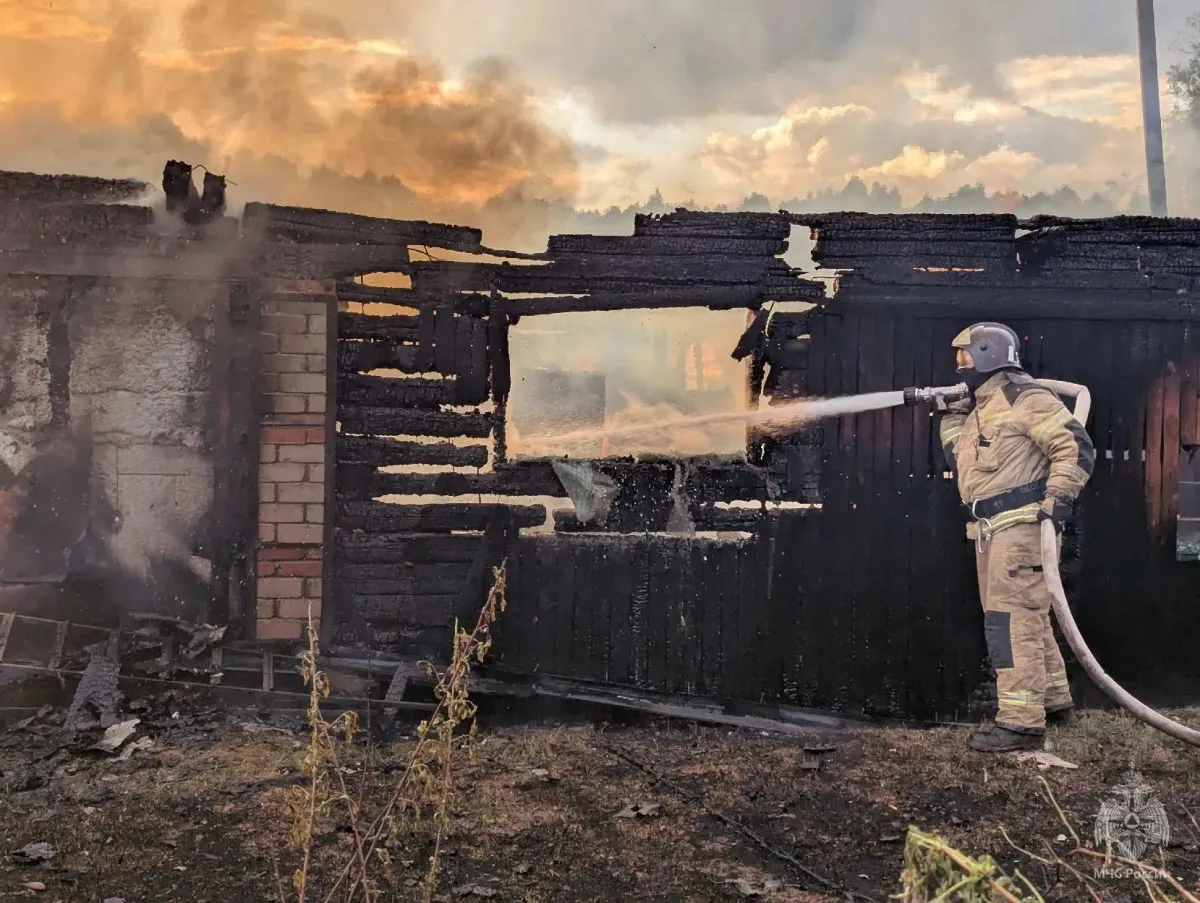 В Малмыжском округе из-за замыкания сгорел жилой дом