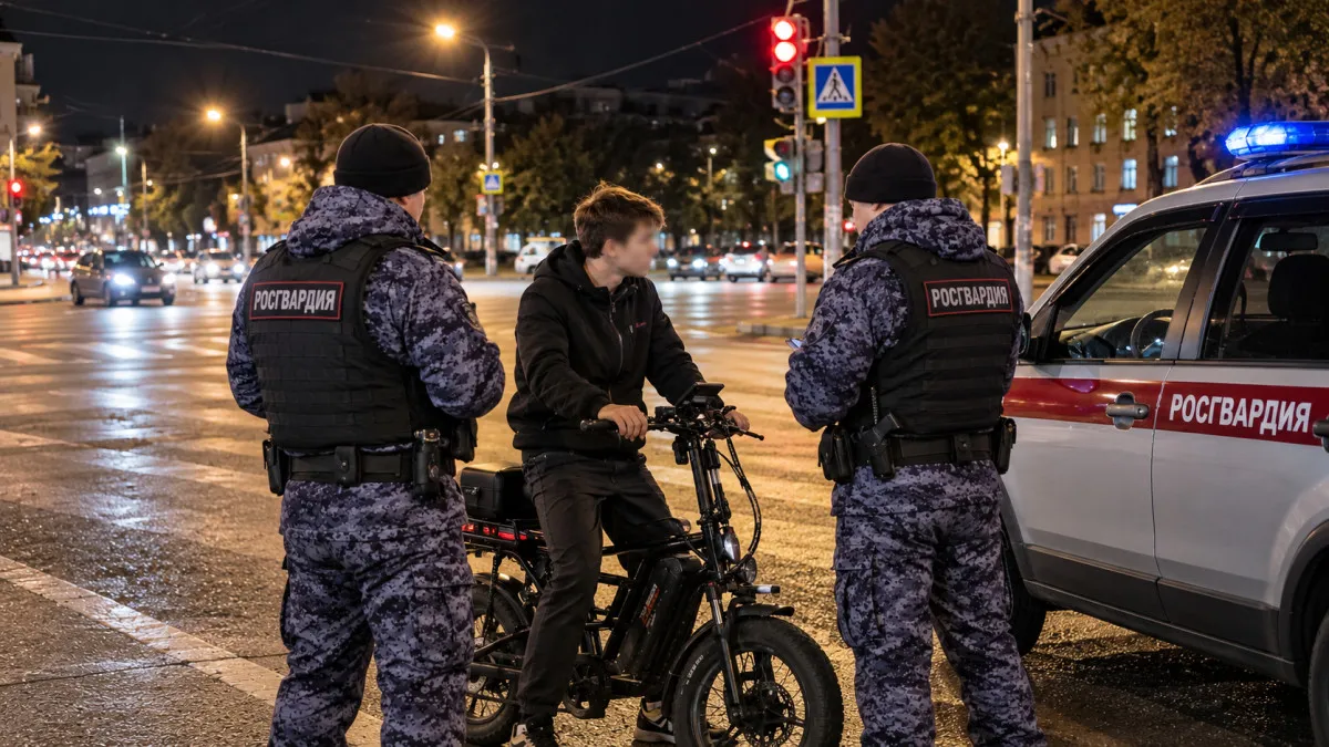В Кирове росгвардейцы остановили пьяного электровелосипедиста